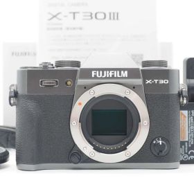 富士フィルム Fujifilm X-T30 III Camera Charcoal Silver 124 Shots 元箱 [美品] #Z6311A