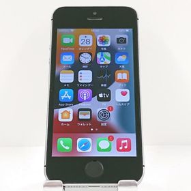 iPhoneSE 16GB au スペースグレイ 送料無料 即決 本体 c20268
