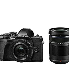 【中古】【非常に良い】OLYMPUS ミラーレス一眼カメラ OM-D E-M10 MarkIII EZダブルズームキット ブラック