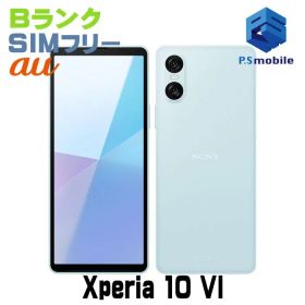 【中古】SOG14 Xperia 10 VI【良品中古 利用制限○】 SIMフリー ブルー au エーユー エクスペリア ソニー・エリクソン 203045-スマートホン スマートフォン スマホ 携帯電話 白ロム 本体 格安