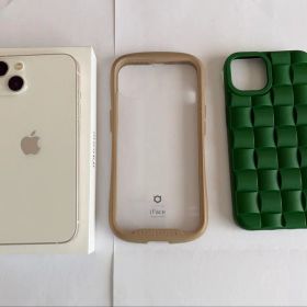 Apple iPhone13 128GB最大充電容量75% スターライト 箱付き