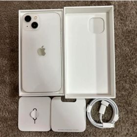 Apple iPhone 13 ホワイト 本体 充電ケーブル付き