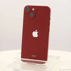 ソフマップ 〔中古品〕 iPhone13 128GB プロダクトレッド MLNF3J／A SIMフリー【196】