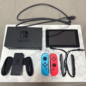Nintendo Switch 本体 ネオンブルー ネオンレッド ACアダプタ×