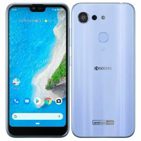【中古】【安心保証】 京セラ Android One S6[32GB] Y!mobile ラベンダーブルー