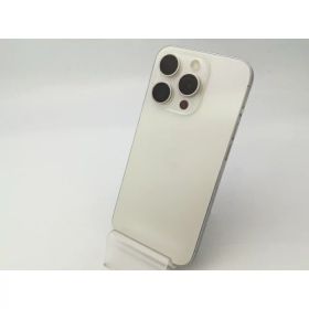 【中古】Apple 国内版 【SIMフリー】 iPhone 15 Pro 128GB ホワイトチタニウム MTU83J/A【大阪堂島】保証期間1ヶ月【ランクB】