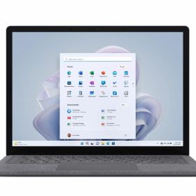 ノートパソコン マイクロソフト Surface Laptop 5 QZI-00020 13.5インチ Core i5 1235U SSD256GB メモリ8GB Office Windows 11 顔認証 Webカメラ タッチパネル 日本語キーボード プラチナ