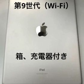 iPad 第9世代 64GB Wi-Fiモデル シルバー 箱付き 充電器付き