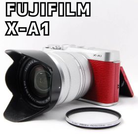 FUJIFILM X-A1 レッド XC16-50mm OIS II Wi-Fi