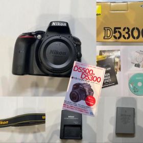 ほぼ新品！ニコンD5300防湿庫保管 Wi-Fi付シャッター約1000回 清掃済