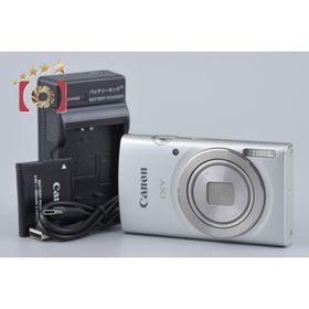 【中古】Canon キヤノン IXY 180 シルバー コンパクトデジタルカメラ