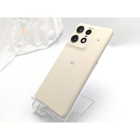 【中古】MOTOROLA SoftBank 【SIMフリー】 motorola edge 50s pro バニラクリーム 8GB 256GB A402MO【ECセンター】保証期間１ヶ月【ランクB】