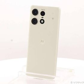 〔中古〕Motorola(モトローラ) motorola edge 50s pro 256GB バニラクリーム MOSAH3 Softbank SIMフリー〔251-ud〕