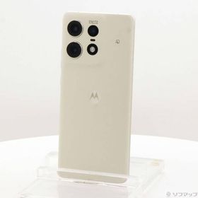 〔中古〕Motorola(モトローラ) motorola edge 50s pro 256GB バニラクリーム MOSAH3 Softbank SIMフリー〔352-ud〕