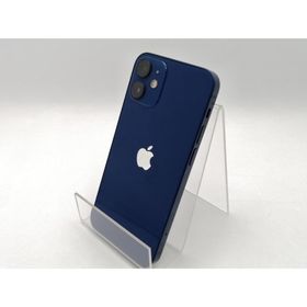 【中古】Apple au 【SIMロックあり】 iPhone 12 mini 128GB ブルー MGDP3J/A【ECセンター】保証期間１ヶ月【ランクB】
