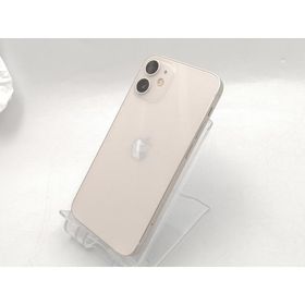 【中古】Apple docomo 【SIMロック解除済み】 iPhone 12 mini 128GB ホワイト MGDM3J/A【ECセンター】保証期間１ヶ月【ランクB】