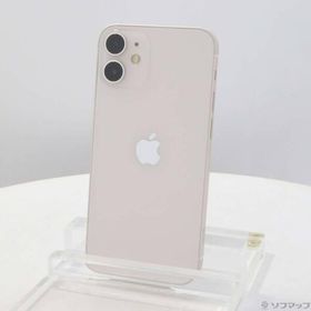 〔中古〕Apple(アップル) iPhone12 mini 128GB ホワイト NGDM3J／A SIMフリー〔269-ud〕