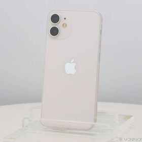 〔中古〕Apple(アップル) iPhone12 mini 128GB ホワイト MGDM3J／A SIMフリー〔352-ud〕