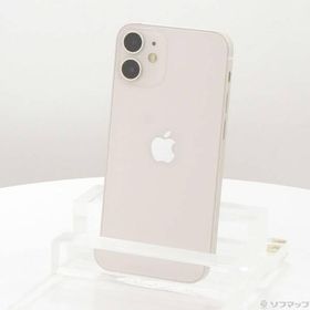 〔中古〕Apple(アップル) iPhone12 mini 128GB ホワイト MGDM3J／A SIMフリー〔198-ud〕