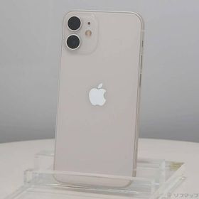 〔中古〕Apple(アップル) iPhone12 mini 128GB ホワイト MGDM3J／A SIMフリー〔305-ud〕