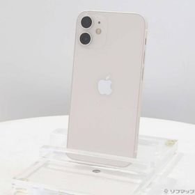 〔中古〕Apple(アップル) iPhone12 mini 128GB ホワイト MGDM3J／A SIMフリー〔371-ud〕