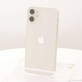 〔中古〕Apple(アップル) iPhone12 mini 128GB ホワイト MGDM3J／A SIMフリー〔247-ud〕