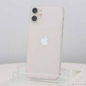 〔中古〕Apple(アップル) iPhone12 mini 128GB ホワイト MGDM3J／A SIMフリー〔352-ud〕