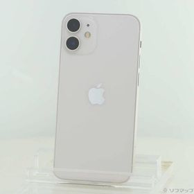 〔中古〕Apple(アップル) iPhone12 mini 128GB ホワイト MGDM3J／A SIMフリー〔305-ud〕