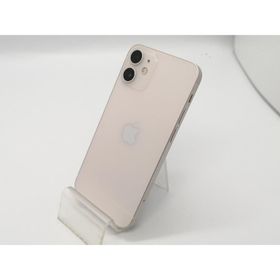 【中古】Apple au 【SIMロック解除済み】 iPhone 12 mini 128GB ホワイト MGDM3J/A【大須アメ横】保証期間１ヶ月【ランクB】
