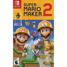 【中古即納】[Switch] Super Mario Maker 2(スーパーマリオメーカー2) 北米版 任天堂(LA-H-BAAQA-USA)(20190628)