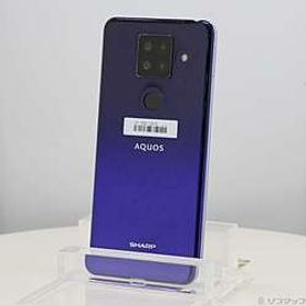 AQUOS sense4 plus 128GB パープル SH-M16 SIMフリー ［6.7インチ液晶／Snapdragon 720G／RAM:8GB／ナノSIM&ナノSIM］
