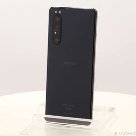 (中古)SONY Xperia 1 II 128GB ブラック SO-51A docomoロック解除SIMフリー(198-ud)