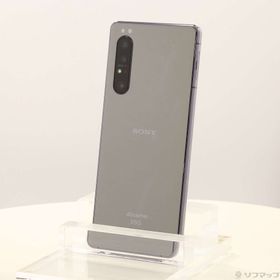 (中古)SONY Xperia 1 II 128GB パープル SO-51A docomoロック解除SIMフリー(349-ud)