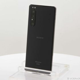 (中古)SONY Xperia 1 II 128GB ブラック SO-51A docomoロック解除SIMフリー(198-ud)