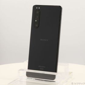 (中古)SONY Xperia 1 II 128GB ブラック SO-51A docomoロック解除SIMフリー(297-ud)