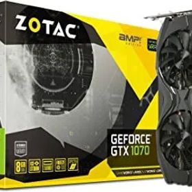 【中古】ZOTAC GeForce GTX 1070 AMP! エディション ZT-P10700C-10P 8GB GDDR5 IceStorm クーリング VR レディ ゲームグラフィックスカード