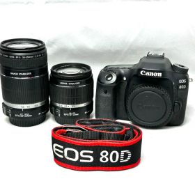 初心者必見！！Canon EOS 80D ダブルズームレンズセット