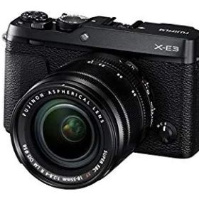 【中古】【非常に良い】FUJIFILM ミラーレス一眼カメラ X-E3レンズキットブラック X-E3LK-B n5ksbvb