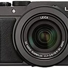 【中古】【非常に良い】パナソニック コンパクトデジタルカメラ ルミックス LX100 4/3型センサー搭載 4K動画対応 ブラック DMC-LX100-K