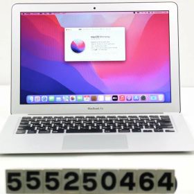 apple MacBook Air 13インチ Early 2015 A1466 Core i5 5250U 1.6GHz/8GB/128GB/macOS Montrrey エラー表示あり【中古】【20260527】