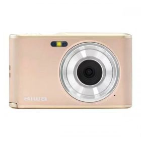 aiwaデジタル JA4-DCM0001(LB) コンパクトデジタルカメラ aiwa cam DCB ライトブロンズ(1300万画素CMOSセンサー/2.8インチIPSディスプレイ/電子手ブレ補正/AF/4倍デジタルズーム/自撮り撮影/軽量)