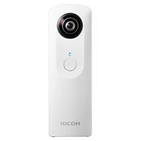 RICOH デジタルカメラ RICOH THETA m15 (ホワイト) 全天球 360度カメラ 0910700(中古品)