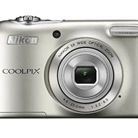 Nikon デジタルカメラ COOLPIX L32 シルバー 光学5倍ズーム 2005万画素 乾電池タイプ L32SL(中古品)