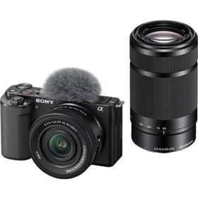 【長期保証付】ソニー SONY VLOGCAM ZV-E10XB ブラック ダブルズームレンズキット ミラーレス一眼デジタルカメラ ZVE10XB