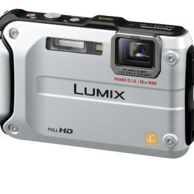 パナソニック デジタルカメラ LUMIX FT3 プレシャスシルバー DMC-FT3-S(中古品)