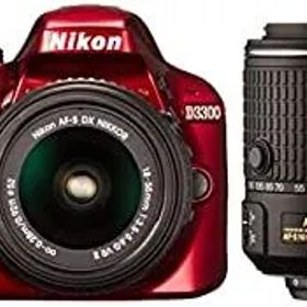 【中古】【非常に良い】Nikon デジタル一眼レフカメラ D3300 ダブルズームキット2 レッド