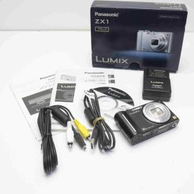 パナソニック デジタルカメラ LUMIX (ルミックス) ZX1 ブラック DMC-ZX1-K(中古品)