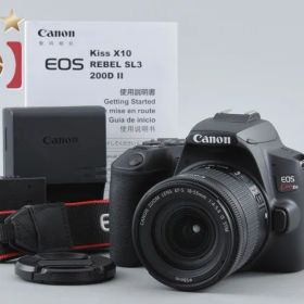 【中古】Canon キヤノン EOS Kiss X10 EF-S 18-55 IS STM レンズキット ブラック