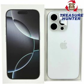 Apple iPhone16 Pro 128GB ホワイトチタニウム MYMW3J/A 6.3インチ SIMロックなし 利用制限○ 2025年 アップル 【103083173008】