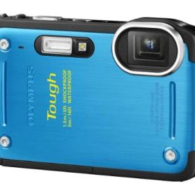 【中古】OLYMPUS デジタルカメラ TG-620 1200万画素 5m防水 1.5m耐落下衝撃 裏面照射型CMOS ブルー TG-620 BLU tf8su2k